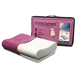 Ортопедическая подушка OrtoCorrect "Classic Lavanda"купить в интернет-магазине ортопедических изделий Ортовен Ортопедическая подушка OrtoCorrect "Classic Lavanda"