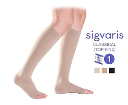 Компрессионные гольфы Sigvaris Essential Classical (Топ Файн), класс компрессии 1, серия TFS1, открытый мысоккупить в интернет-магазине ортопедических изделий Ортовен Компрессионные гольфы Sigvaris Essential Classical (Топ Файн), класс компрессии 1, серия TFS1, открытый мысок