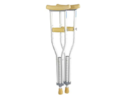 Костыли подмышечные U Standart, регулируемые c мягким валиком