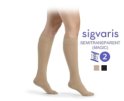 Компрессионные гольфы Sigvaris Style Semitransparent (Magic), класс компрессии 2, серия MG2, закрытый мысок купить в интернет-магазине ортопедических изделий Ортовен Компрессионные гольфы Sigvaris Style Semitransparent (Magic), класс компрессии 2, серия MG2, закрытый мысок