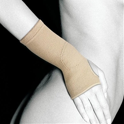 Бандаж на запястье эластичный с защитной подушечкой Orliman TN-260