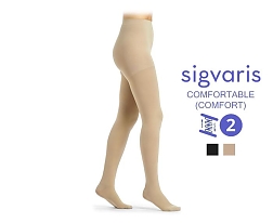 Колготки Sigvaris Essential Comfortable (Комфорт), класс компрессии 2, серия CF2, закрытый мысоккупить в интернет-магазине ортопедических изделий Ортовен Колготки Sigvaris Essential Comfortable (Комфорт), класс компрессии 2, серия CF2, закрытый мысок