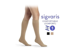 Гольфы Sigvaris Essential Comfortable (Комфорт), класс компрессии 1, закрытый мысок, серия CF1купить в интернет-магазине ортопедических изделий Ортовен Гольфы Sigvaris Essential Comfortable (Комфорт), класс компрессии 1, закрытый мысок, серия CF1