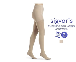 Компрессионные колготки Sigvaris Essential Thermoregulating (Хлопок), класс компрессии 2, серия CO2, открытый мысоккупить в интернет-магазине ортопедических изделий Ортовен Компрессионные колготки Sigvaris Essential Thermoregulating (Хлопок), класс компрессии 2, серия CO2, открытый мысок