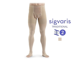 Компрессионные колготы для мужчин Sigvaris Traditional (каучук), класс компрессии 2, серия 503, открытый мысоккупить в интернет-магазине ортопедических изделий Ортовен Компрессионные колготы для мужчин Sigvaris Traditional (каучук), класс компрессии 2, серия 503, открытый мысок