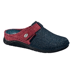 Тапочки женские Evalli 8577 Сине-бордовыекупить в интернет-магазине ортопедических изделий Ортовен Тапочки женские Evalli 8577 Сине-бордовые